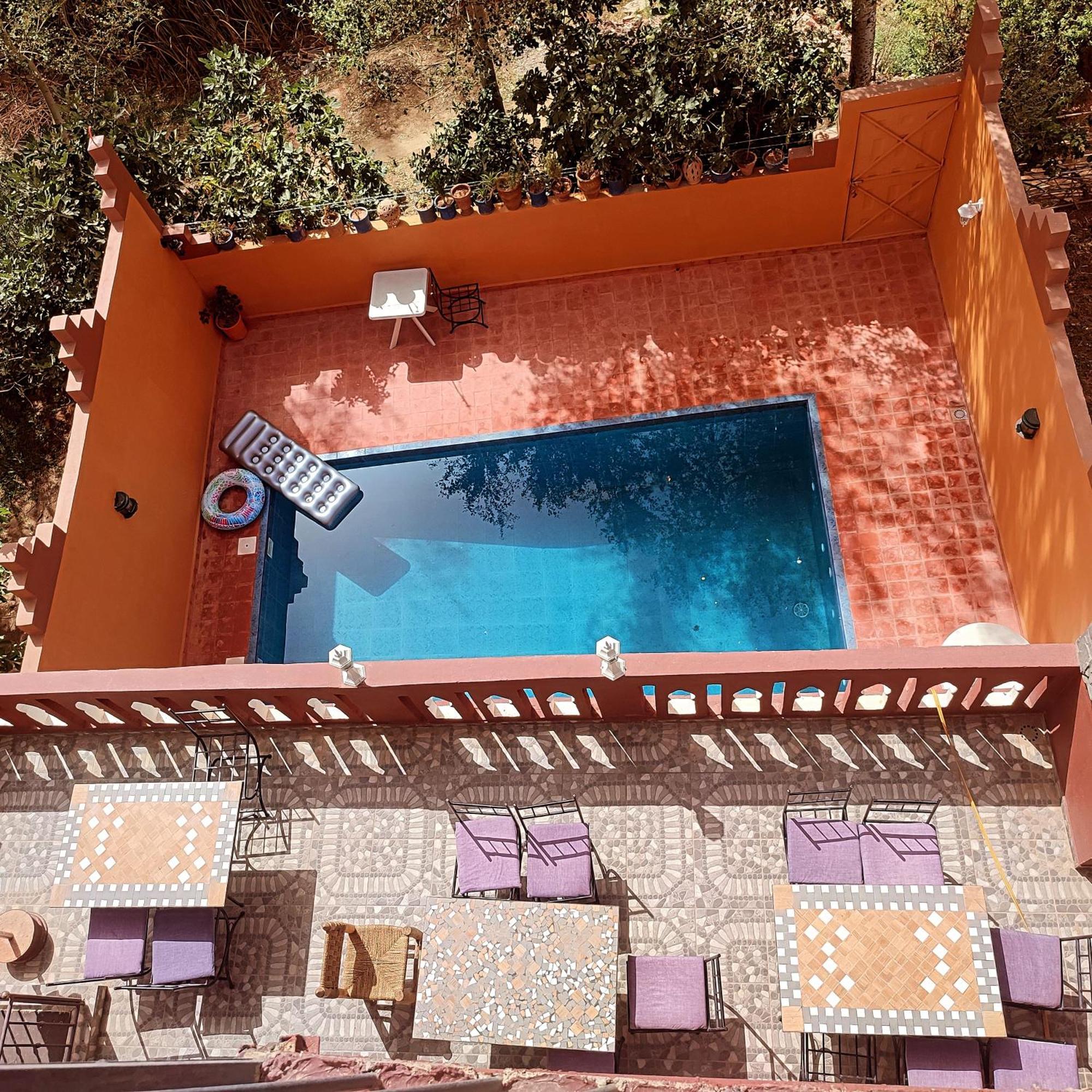 Auberge De La Riviere Du Dades Boumalne Dades Exterior foto